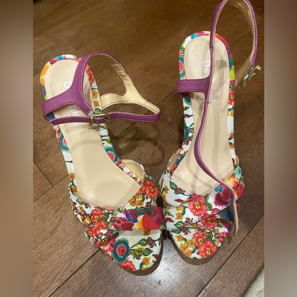 Colorful Floral Women's Sandals